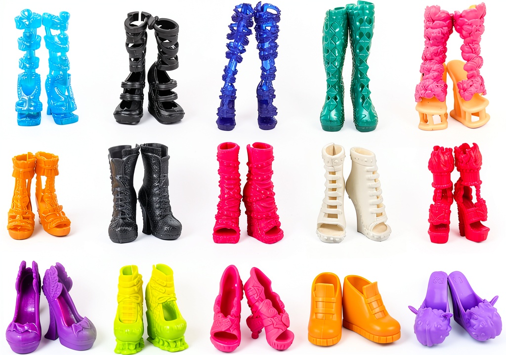 Barwa doll shoes in different styles