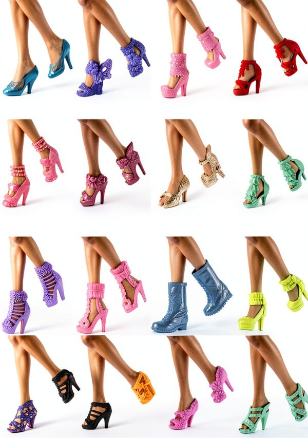 BJDBUS Doll Shoes Rack for 11.5 inch Girl Doll-4