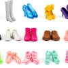Fashion Doll Shoes Triamisus Elastic High Heel-0