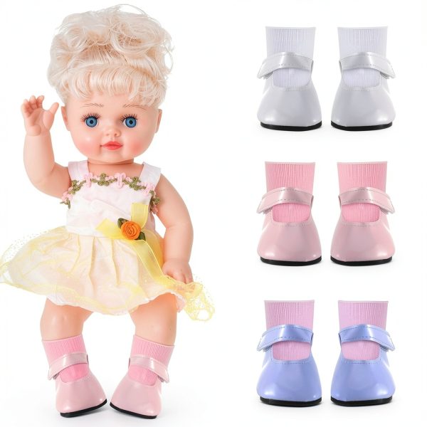 Junkin 18 Inch Doll Shoes Plastic Sneakers Set-1