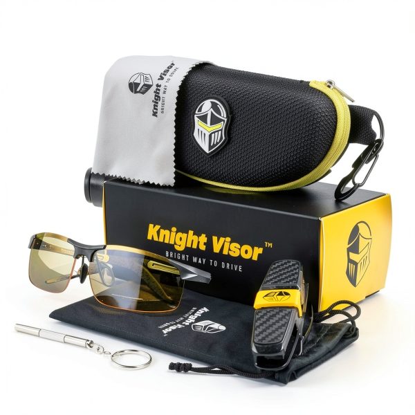 Night Driving Glasses Knight Visor Unisex-1