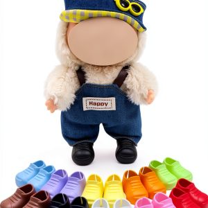Doll Shoes YITULOU PVC Mini for 17cm Dolls-0
