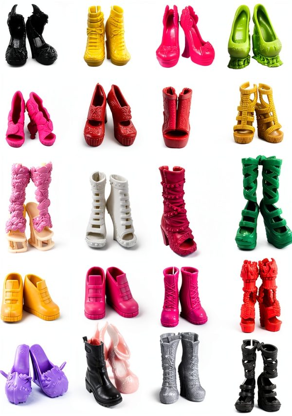 Barwa Doll Shoes Soft Plastic Fashion-1