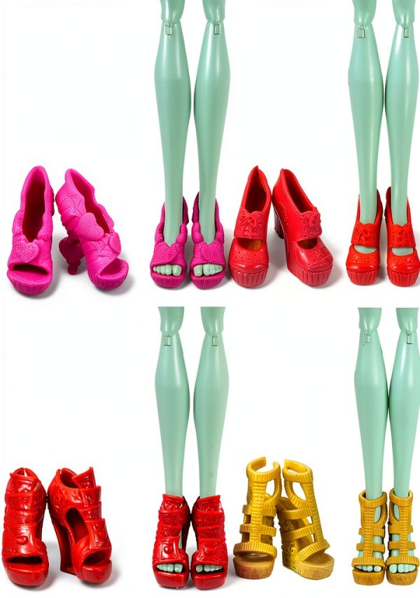 Barwa Doll Shoes Soft Plastic Fashion-6