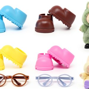 Mini Doll Accessories 18INDC Shoes and Glasses Set-0