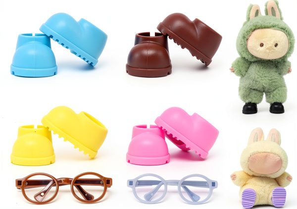 Mini Doll Accessories 18INDC Shoes and Glasses Set-0