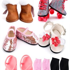 QSKJJI Doll Shoes 18" Cute Shoes for Dolls-0