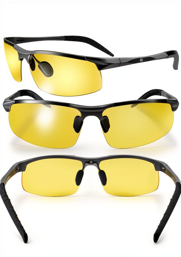 Night Driving Glasses Knight Visor Unisex-3