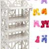 BJDBUS Doll Shoes Rack for 11.5 inch Girl Doll-0