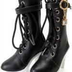 BuleVina 1/3 Scale Doll High Heel Shoes PU Material-0