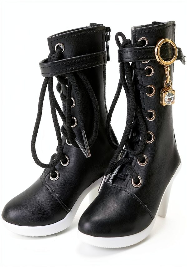 BuleVina 1/3 Scale Doll High Heel Shoes PU Material-0