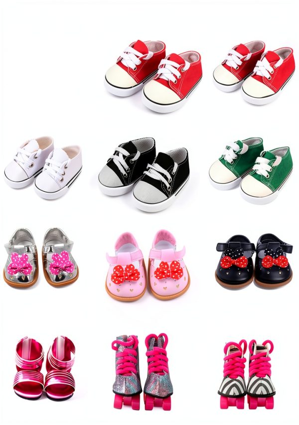 18 Inch Doll Shoes Pink Boots TOYYSB Toys & Games-2