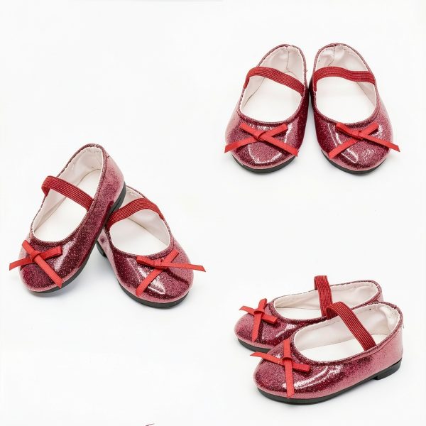 Etistta Doll Shoes 7 Colors for 18 inch Girl Dolls-5