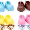 Mini Doll Accessories 18INDC Shoes and Glasses Set-6