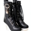 BuleVina 1/3 Scale Doll High Heel Shoes PU Material-3