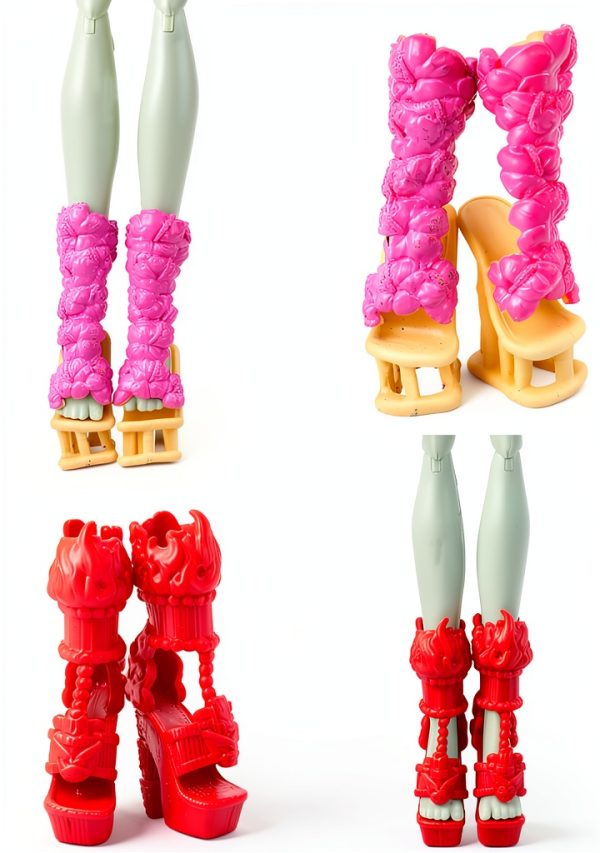 Barwa Doll Shoes Soft Plastic Fashion-2