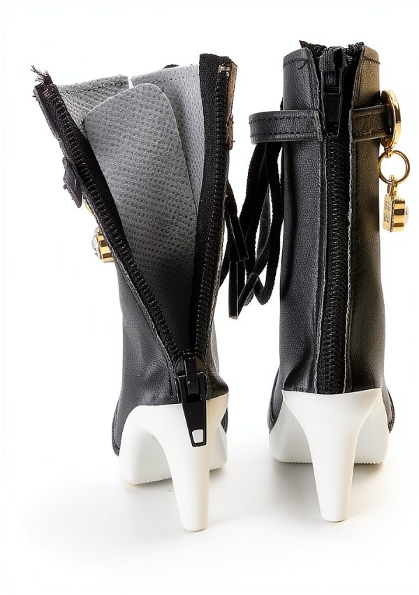 BuleVina 1/3 Scale Doll High Heel Shoes PU Material-2