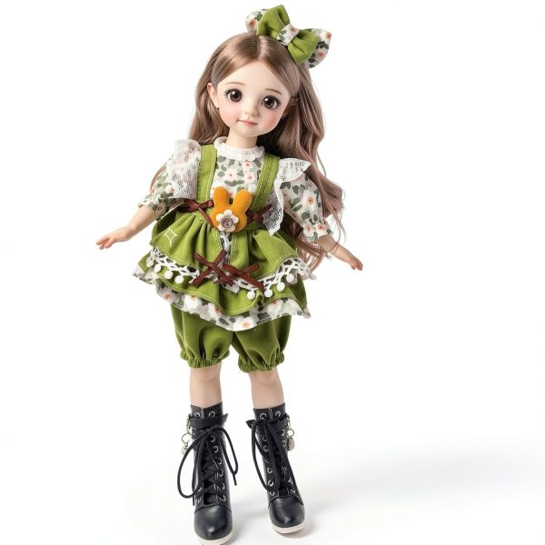 BuleVina 1/3 Scale Doll High Heel Shoes PU Material-5