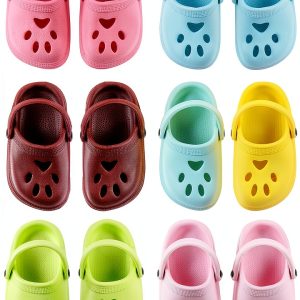 Doll Shoes QSKJJI Classic Clogs for 18‑inch Dolls-0