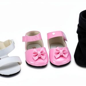 Emily Rose 18 inch Doll Shoes Cute Pack of 3-0