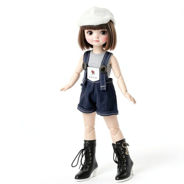 BuleVina 1/3 Scale Doll High Heel Shoes PU Material-6