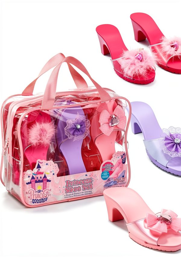 Almar Sales Company Princess Dress Up Shoes for Girls-0