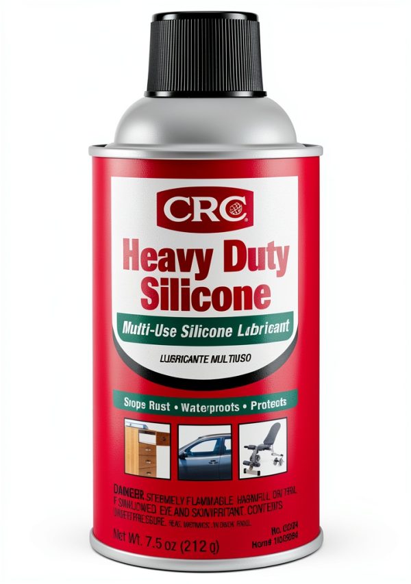 Silicone Spray Lubricant 7.5 oz CRC 05074 Water‑Resistant High‑Temp-0