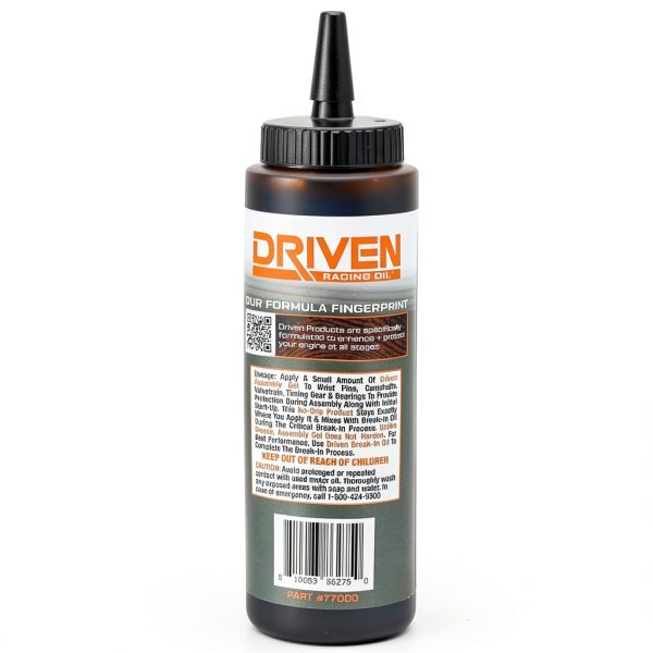 Driven Racing Oil No-Drip Assembly Lubricant Gel 8oz MM77000-1
