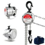 Aluminum Manual Chain Hoist YATOINTO 0.5T 10FT Rotatable Back Cover-0