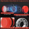 Chain Hoist 1 Ton/2000lbs Capacity 10ft Lift Manual Hand Chain, Hand Hoist Chain with 2 Hooks for Warehouse Building Automotive Machinery, Red-3