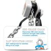 1/4 Ton Mini Lever Hoist FITHOIST Aluminum Chain 10FT Coated Silver-4