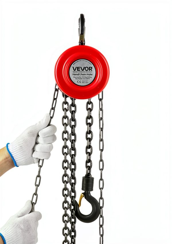 Hand Chain Hoist VEVOR 2200 lbs G70 Chain Manual-3