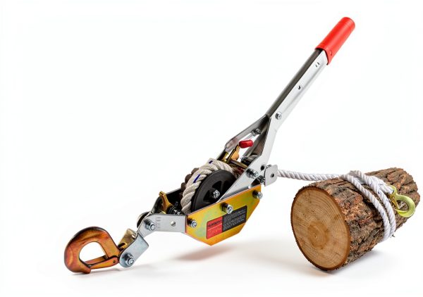 Rope Puller 3/4 Ton VOPEPZG Hoist with 100ft 0.6in Polyester Rope-1
