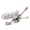 Rope Puller 3/4 Ton VOPEPZG Hoist with 100ft 0.6in Polyester Rope-0