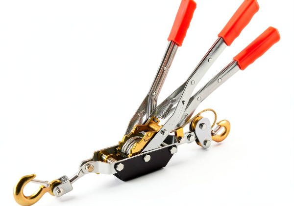 FVIEXE 2T Come Along Winch Heavy Duty Steel Ratchet Puller Black-4