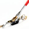 FVIEXE 2T Come Along Winch Heavy Duty Steel Ratchet Puller Black-1